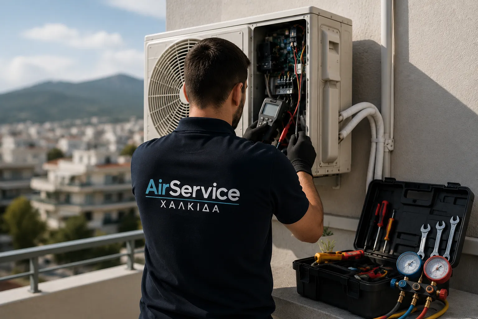 Air conditioning installation
